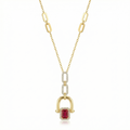 The Crimson Arch Necklace 18K Yellow Gold