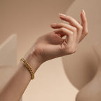 Wassef Gourmet Curb Link Bracelet 18k Yellow Gold