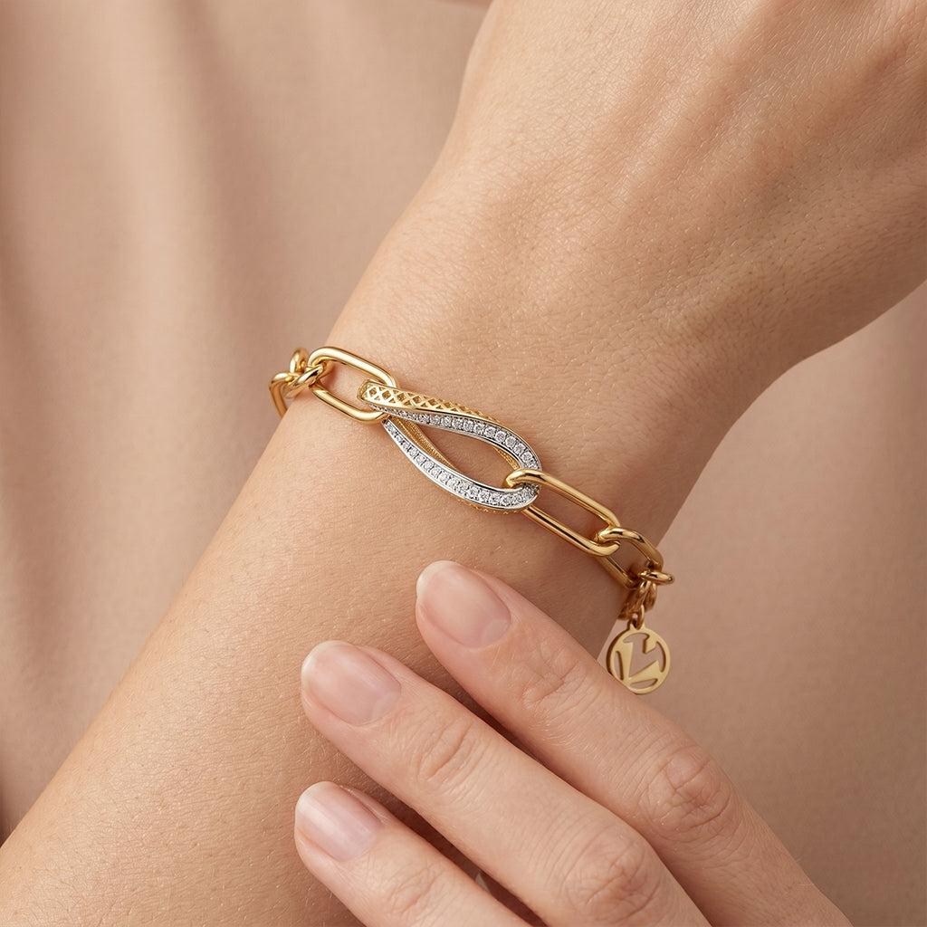 Lazurde 18k Yellow Gold Bracelet | Effortless Everyday Luxury