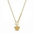 The Golden Medusa Toggle Necklace 18K Yellow Gold