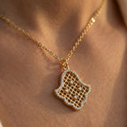 The Gilded Hamsa Amulet 18K Yellow Gold