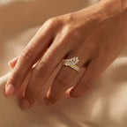 Radiant Leaf Wrap Ring 18K Yellow Gold