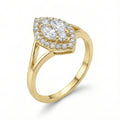 The Marquise Illusion Ring 18K Yellow Gold