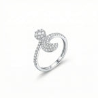 خاتم ستاريلايت إيمبريس من الذهب الأبيض عيار 18