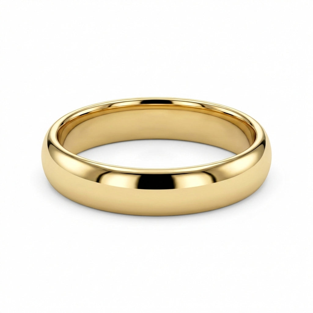 Eternal Classic Gold Wedding Band - 5mm 18K Yellow Gold