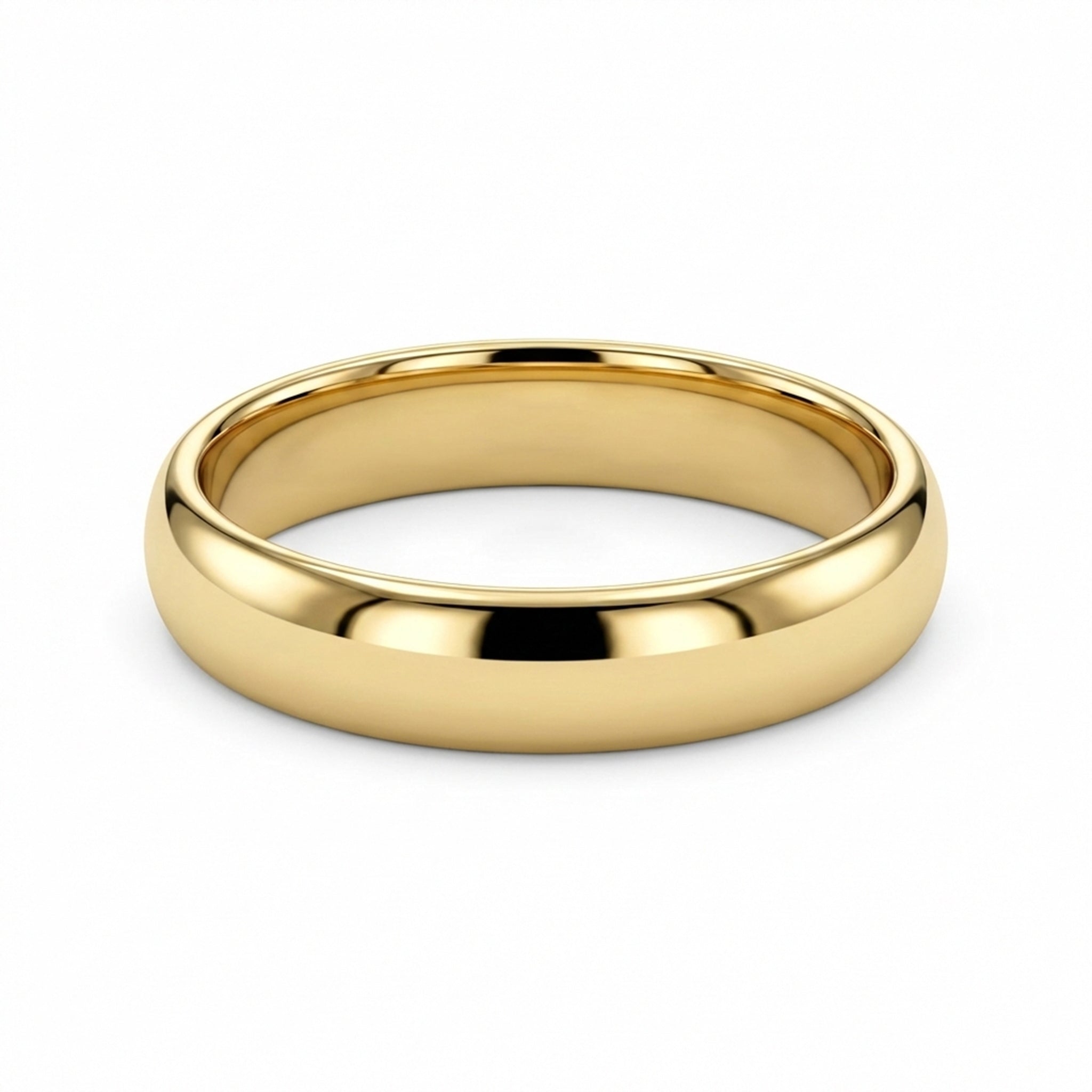 Eternal Classic Gold Wedding Band - 5mm 18K Yellow Gold