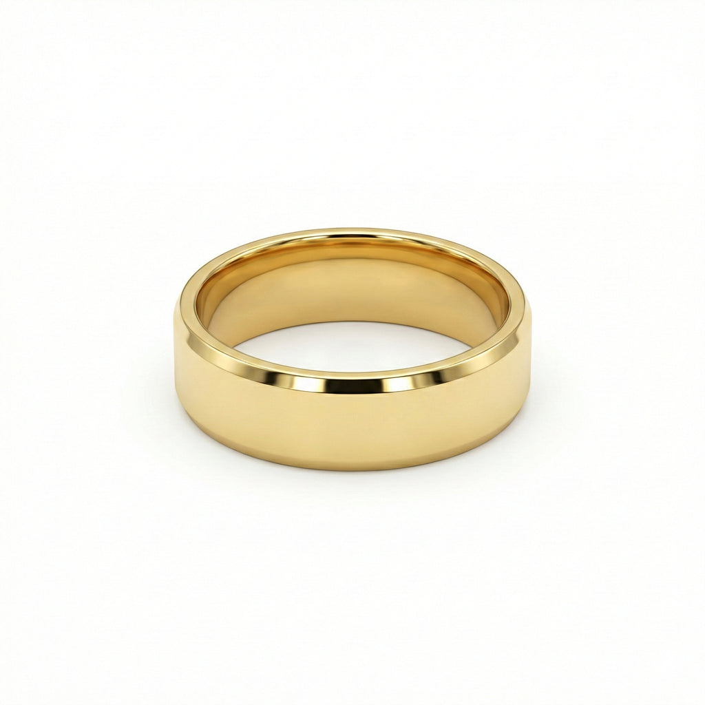 The Eternal Gold Wedding Band - 6mm 18K Yellow Gold