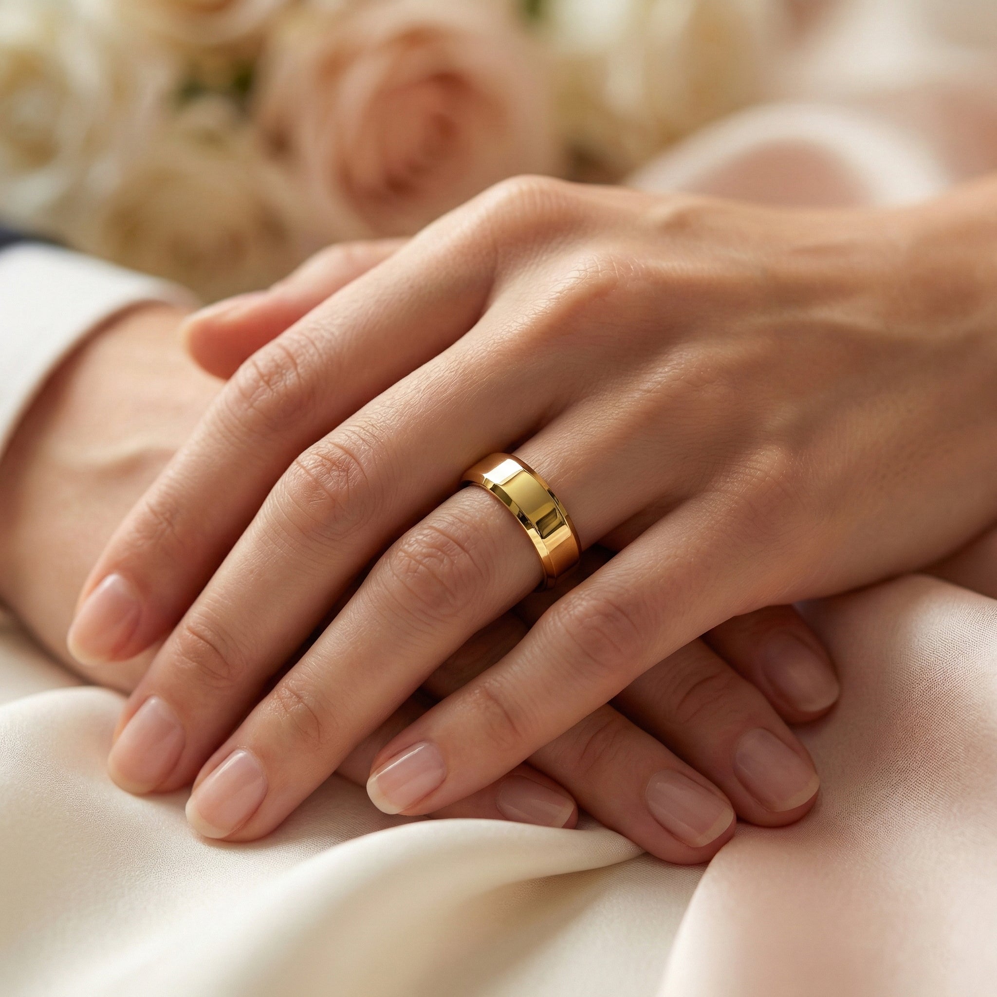 The Eternal Gold Wedding Band - 6mm 18K Yellow Gold